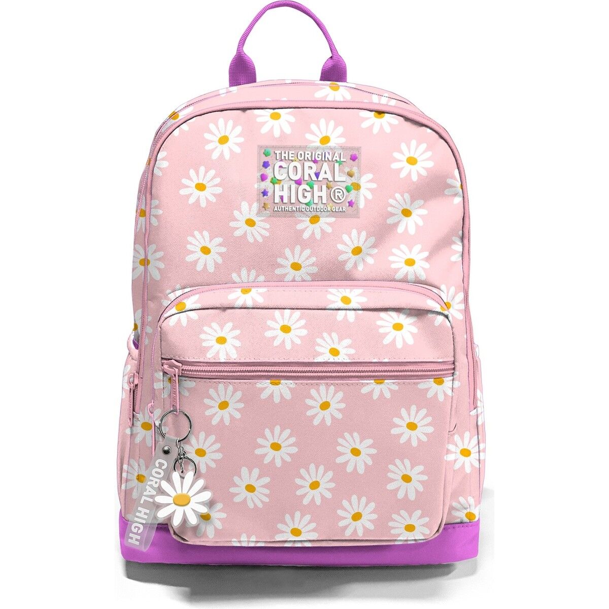 Coral High Papatya Desenli Okul Sırt Çantası 33224