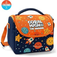 Coral High Kids Lacivert Uzay Desenli Thermo Beslenme Çantası 37160