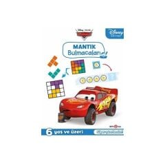 Disney Eğitsel Arabalar Çıkartmalı Mantık Bulmacaları