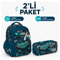Nefti Gamer Sırt Çantası 14423+ Kalemlik 12097