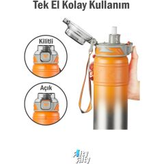 TKK VAGONLİFE ÇELİK TERMOS 500 ML ORANGE