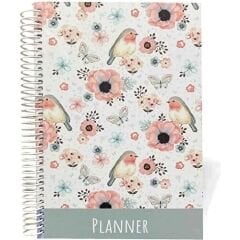 Lizy Liz Sert Kapak Spiralli 4 Renk Baskılı Tarihsiz Ajanda AJT01-9