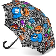 Coral High Kids Grafiti Ayıcık Desenli Çocuk Şemsiyesi 36115