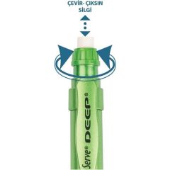 Serve Deep Mekanik Uçlu Kalem 0.7 mm Metalik Fıstık Yeşil