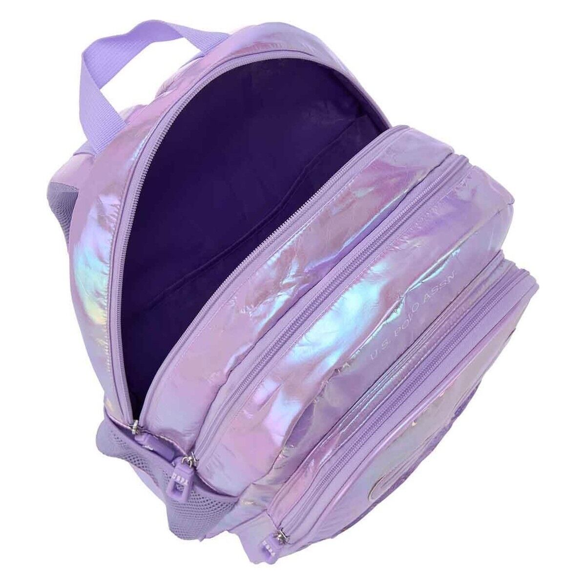 Orijinal U.S. Polo Mor Set 3 Çanta+beslenme