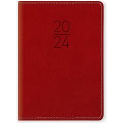 Gıpta 161- mm K 2024 Ma x mini 9 x 14 Günlük Ajanda 400 Sayfa Ajnd Kırmızı