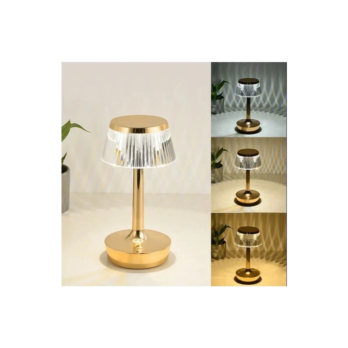 Cata Rio Şarjlı Masa Lambası CT-8434 Tek Anahtarla 3 Renk