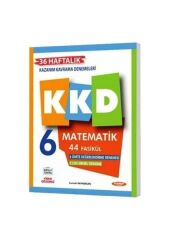 Kurmay Yayınları 6. Sınıf Matematik KKD 44 Fasikül Haftalık Kazanım Kavrama Denemeleri