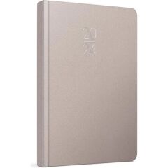 Gıpta 2024 Günlük Çizgili Ajanda 17X24 cm 107-ECK Gri