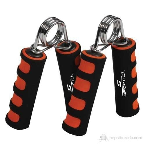 Sportıca S-207 El Yayı, Sünger Tutamaçlı, Blıster Kutuda,İki Renkli Siyah-Turuncu