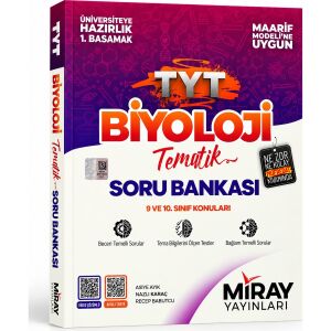 Miray/maarif Model Tyt Biyoloji Soru Bankası (üniversiteye Hazırlık 1. Basamak)