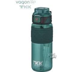 Tkk Su Matarası 600 Ml Koyu Yeşil Tk019