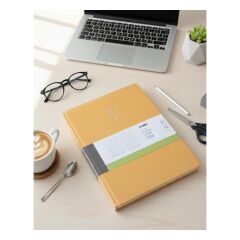 Gıpta Ajanda 20x28 122 Eck Haftalık Sarı