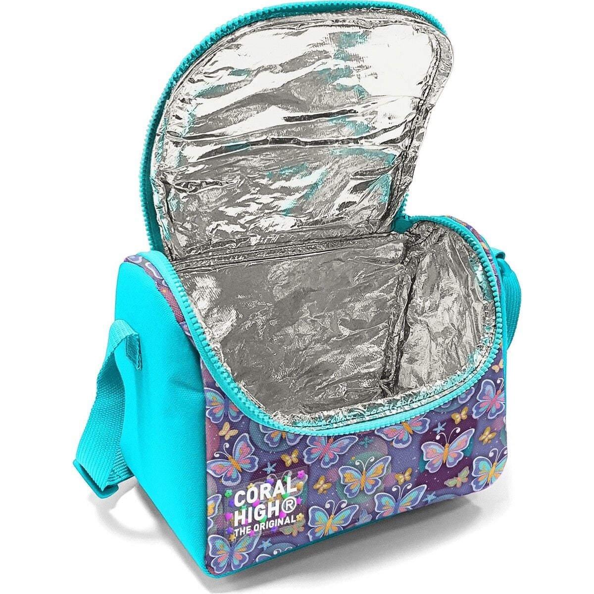 Coral High Kids Pastel Renkli Kelebek Desenli Thermo Beslenme Çantası 37106