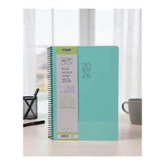 Gıpta 20x28 222-Sek Ajanda Mint Yeşili