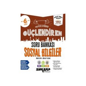Ankara Yayıncılık Ankara 2027 6. Sınıf Sosyal Güçlendiren Soru Bankası Maarif Model2 Kitap Set) | Metin Uruk