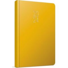 Gıpta 2024 Günlük Çizgili Ajanda 17X24 cm 107-ECK Sarı