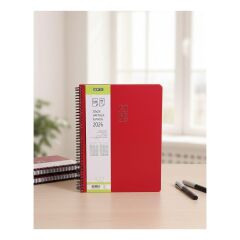 Gıpta 20x28 222-Sek Ajanda Kırmızı