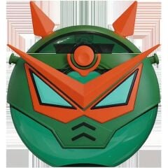 Coco Smile Cocosmile Özel Kutulu 630 ml Pipetli Robot Temalı Tritan Su Matarası -Boyun Askılı Yeşil