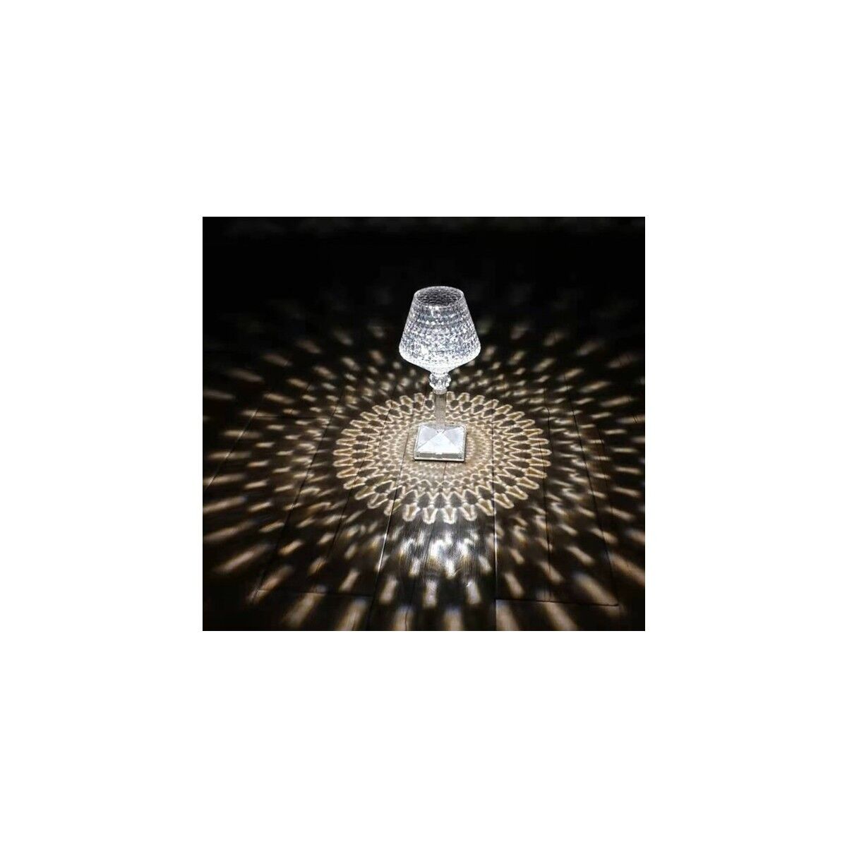 Decisive 3 Renk Dokunmatik Kristal Masa Lambası USB Kablosuz Karartma Başucu Lambası Romantik Dekoratif Masa