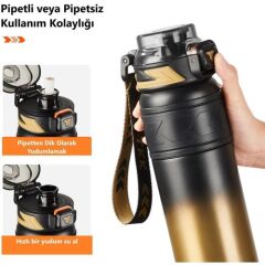Tkk Çelik Termos Matara 500ML Golden