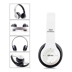 P47 Wireless Kulaklık Beyaz