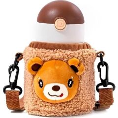 Diller Çelik Matara 300ml Kahverengi