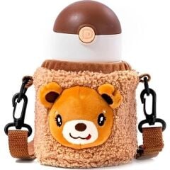 Diller Çelik Matara 300ml Kahverengi