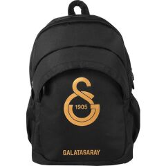 Galatasaray Buyuk Logo Sıyah Sırt Cantası