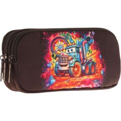 Kaukko Kıds 3 Bölmeli Kalem Çantası (layer Truck)krn-L8274