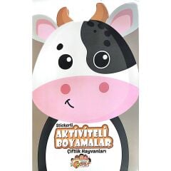 Stickerli Aktivite ve Boyamalar Çiftlik Hayvanları