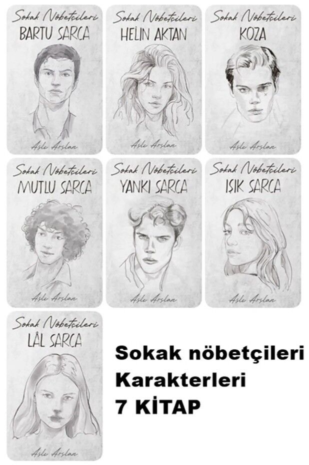 İndigo Kitap Sokak Nöbetçileri Karakter Günlükleri Serisi Mutlu -Yankı -Koza -Lal -Işık -Helin Aktan-Bartu Sarca