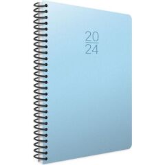 Gıpta 2024 Spiralli Haftalık Ajanda 20X28 cm 422-SEK Pastel Mavi