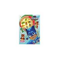 Pjmasks Star Simli Çıkartmalı Boyama Kit