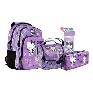 Hello Kitty  Çanta+ Beslenme+ Kalemlilk+ Matara Set3