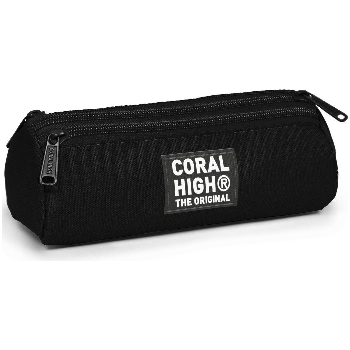 Coral High Kids Siyah Üç Bölmeli Kalem Çantası 31040