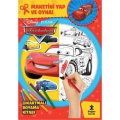 Dısney  Arabalar  Çıkartmalı  Boyama Kitabı