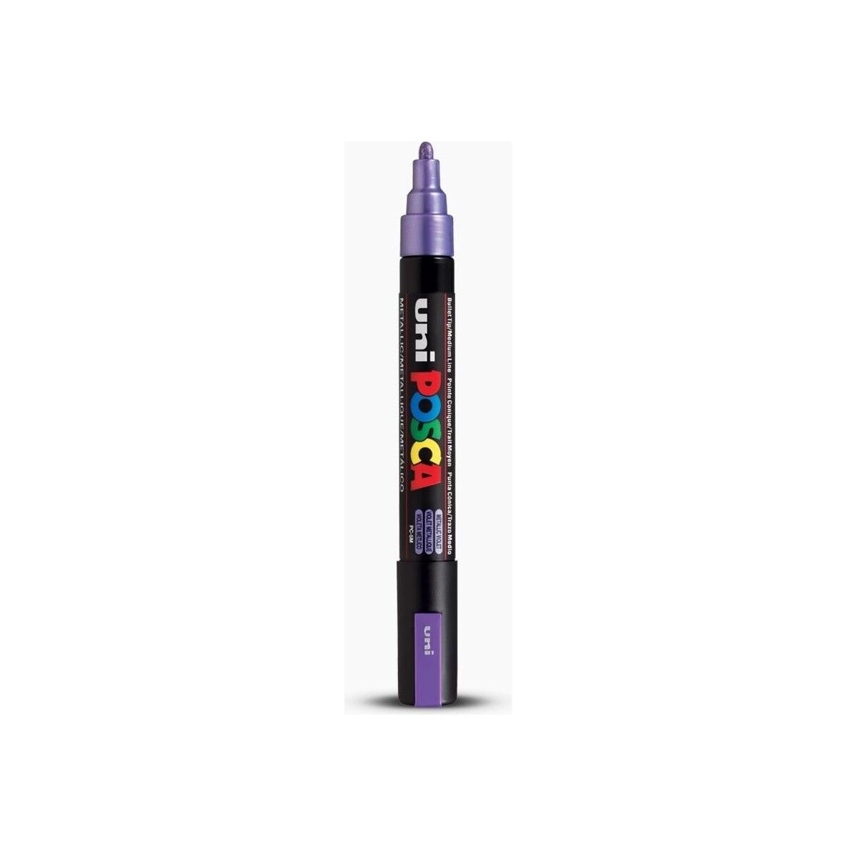 Uni Posca 5m Boyama Markörü Metalik Renkler 8'li Set