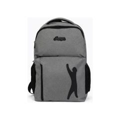Slazenger Lisanslı Logolu Sırt Çantası - Gri 3 Bölmeli Okul Çantası 26834
