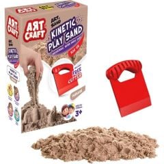 Aksesuarlı Naturel Kinetik Oyun Kumu 500 Gr