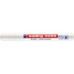 Edding Cam Kalemi Yuvarlak Uçlu Beyaz 4095