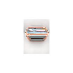 Vagonlife Bento 1200ML Lunchbox Yeni Koleksiyon Iki Katlı Çelik Sefer Tası Yemek Kutusu