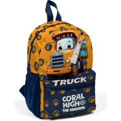 Coral High Minik Yuva Sırt Çantası Truck Desenli Iki Bölmeli 33261