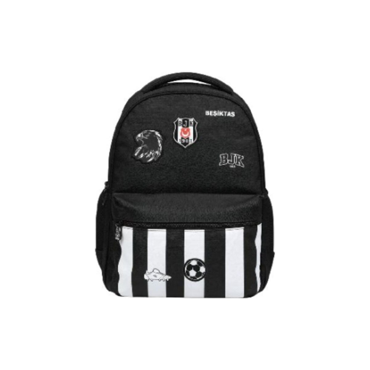 Beşiktaş Okul Çantası Dokuma Etiket ve Baskı Detaylı 26375