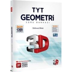 2025 TYT 3D Geometri Tamamı Video Çözümlü Soru Bankası 3D Yayınları