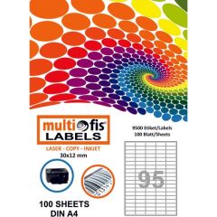 Cassa Laser Etiket30x12 Mm 1095