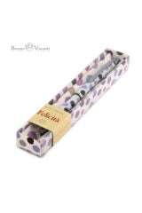 Vj Felicita Tükenmez Kalemkutulu Metal Gövde Renkli Noktalar Desen 0.7mmmavi