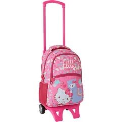 Hello Kıtty Çekçekli Okul Çantası