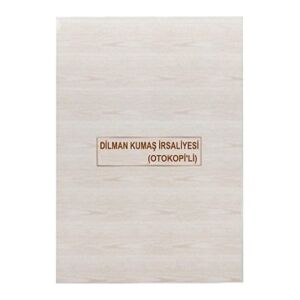Kumas İrsaliyesi 2/50 3 Nüshalı Dilman