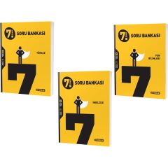 2023 7. Sınıf Fen Bilimleri - Türkçe - Ingilizce Soru Seti 3 Kitap